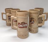 Пивные кружки бокалы  Охота 5 шт Мужик сказал - мужик сделал