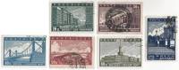1939-02-7 Серия Набор марок 6 шт СССР  Реконструкция Москвы II Θ