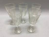 Рюмки хрусталь СССР 5 шт