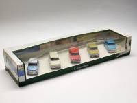 Набор из 5-ти моделей авто Mini Cooper 1:43 Cararama коллекционный в коробке