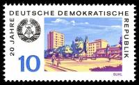 (1969-071) Марка Германия (ГДР) "Зуль"    ГДР 20 лет II Θ