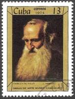 (1974-009) Марка Куба "Голова старика"    Музей Камагуэя II Θ