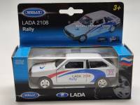 Модель автомобиля LADA 2108 Rally в коробке-блистере Welly