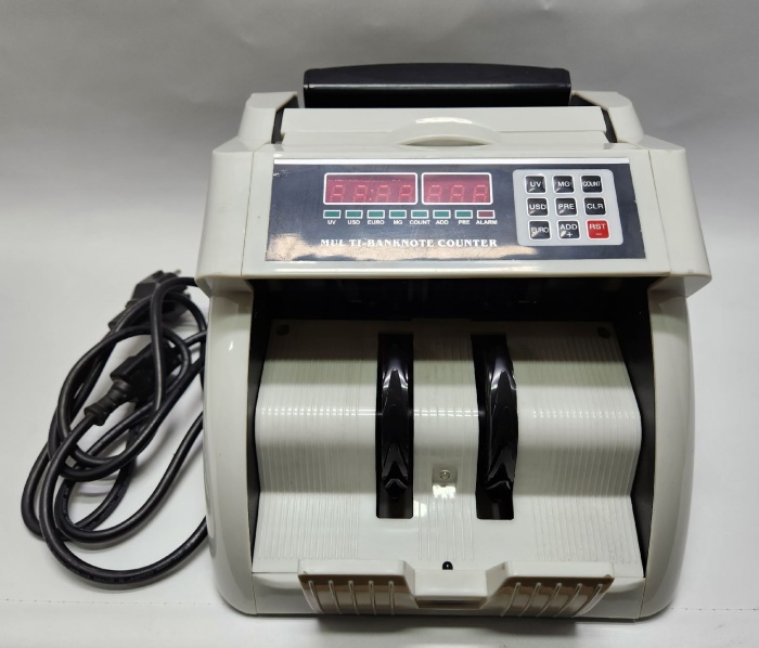 Счетчик банкнот  WJD-598 рабочий (сост. на фото)