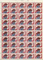 1979-051  Листы (100 шт по 50м 10х5) СССР Павильон ВДНХ   Выставка 60 лет советскому кино III O