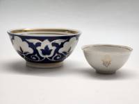 Пиалы 2 шт 30 лет Великой Победы и С Праздником! фарфор СССР винтаж