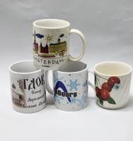 Набор кружек 4 шт Гдов Амстердам Вишенки WinDoors