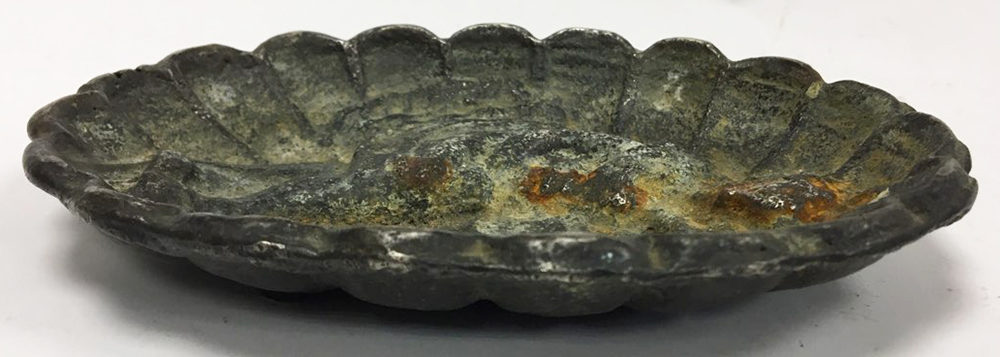 Пепельница, металл (сост. на фото)