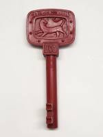Сувенир Ключ от города-штопор Псков 903пластик металл СССР