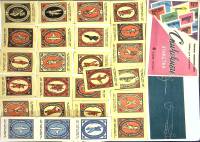 Набор спичечных этикеток "Авиация"  31 шт, СССР (сост. на фото)