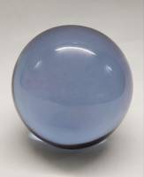 Сувенир Хрустальный шар 12.5*12.5 см Германия новый цвет александрит голубой