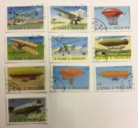 --  Набор марок Сан-Томе 10 шт.  Гашёные , III Θ