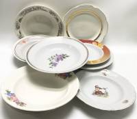 Тарелки суповые разные диаметр 21 и 23 см 11шт