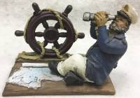 Статуэтка "Капитан", полиакрил (сост. на фото)