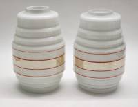 Плафоны для люстры бра СССР 2 штуки матовое стекло полоски