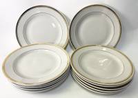 Тарелки десертные Красный фарфорист 12 шт 