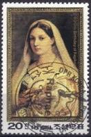 (1984-012) Марка Северная Корея "Портрет донны Велаты"   500 лет со дня рождения Рафаэля III Θ