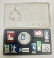 Набор значков знаков (10 шт.) СССР "Выборг" На булавке