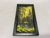 Панно картина пейзаж из камня