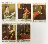 --  Набор марок Бурунди 5 шт.  Гашёные , III Θ