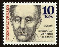 (1990-007) Марка Чехословакия "Б. Мартину"    Личности III Θ
