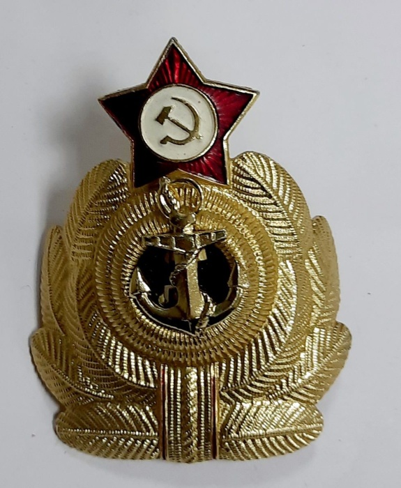 Значок Знак СССР "Кокарда ВМФ" Усики 