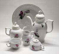 Чайный сервиз ГДР винтаж фарфор 6 предметов