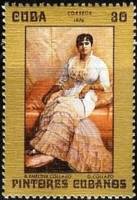 (1976-060) Марка Куба "Э. Кальясо"    Музей в Гаване III Θ