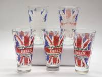 Стаканы Bell`s 5 штук порвем вечер на британский флаг