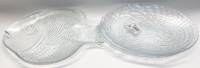 Блюда стеклянные, Овальные 3 шт форма рыба 2 шт 