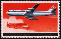 (1978-105) Марка Северная Корея "Дуглас DC-8-53"   Самолеты III Θ
