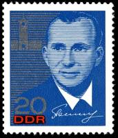 (1965-059) Марка Германия (ГДР) "Павел Беляев"    Космические полеты III O