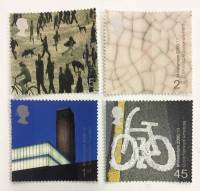 --  Набор марок Англия 4 шт.  Негашеные , III O