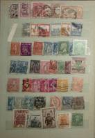 - Набор марок Разные страны 47 шт  Гашёные .  Θ