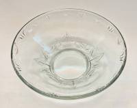 Салатник ботанический узор, стекло, СССР