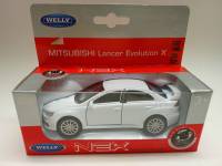 Модель авто Mitsubishi Lancer Evolution X Welly в коробке