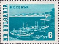 (1962-024) Марка Болгария "Бухта Несебр"   Стандартный выпуск. Виды Болгарии I Θ