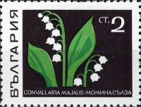 (1969-003) Марка Болгария "Ландыш"   Лекарственные растения III Θ