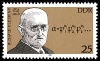 (1981-038) Марка Германия (ГДР) "Ричард Дедекинд"    Известные личности III Θ