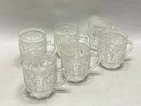 Кружки пивные СССР хрусталь 6 шт