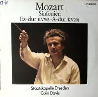 Пластинка виниловая В.А. Моцарт Симфонии Ми мажор Ля мажор Колин Дэвис ETERNA 300 мм. Excellent