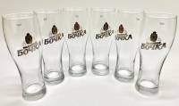 Пивные бокалы Золотая бочка 0,5 л 6 шт