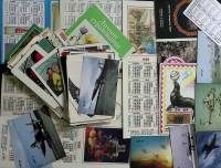 Набор календарей "Ассорти", 90 шт., СССР,  80-е\90-е г.