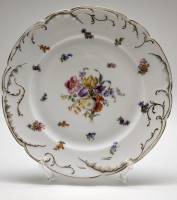 Тарелка столовая фарфор Европа начало 20 века