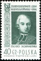 (1964-029) Марка Польша "Г. Коллонтай"   600 лет Ягеллонскому университету III Θ