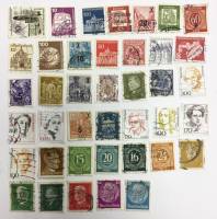 Смесь годов--  Набор марок Германия (ФРГ) 40 шт.  Гашёные , III Θ