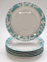 Тарелки десертные 6 шт Барановка 1960-1970-е гг диаметр 20,5 см