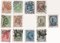 1927-053-56 058 059 061-66 Серия Набор марок 12 шт СССР  Стандартный выпуск II Θ