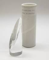 Сувенир Геом усеченный цилиндр кристалл прозрачный хрусталь Австрия новый в коробке 10 см