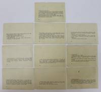 Набор разных чернобелых открыток в основном на военные темы, бумага тонкая (22 штуки)